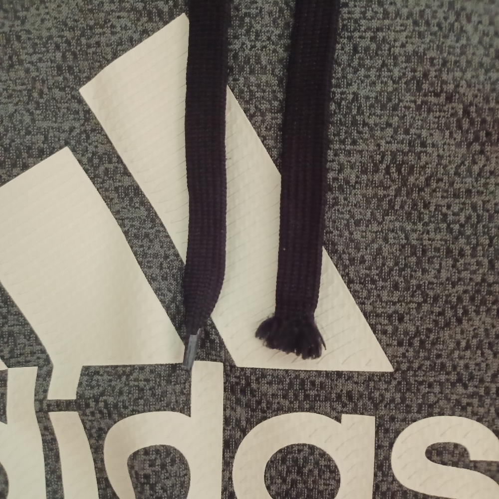 Adidas Mens Grey Hoodie - Picture 5 of 6